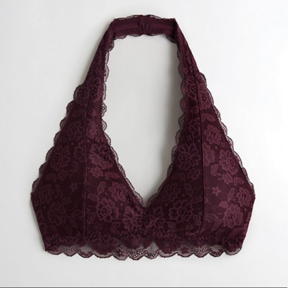 Burgundy bralette